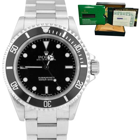 2002 rolex submariner no date